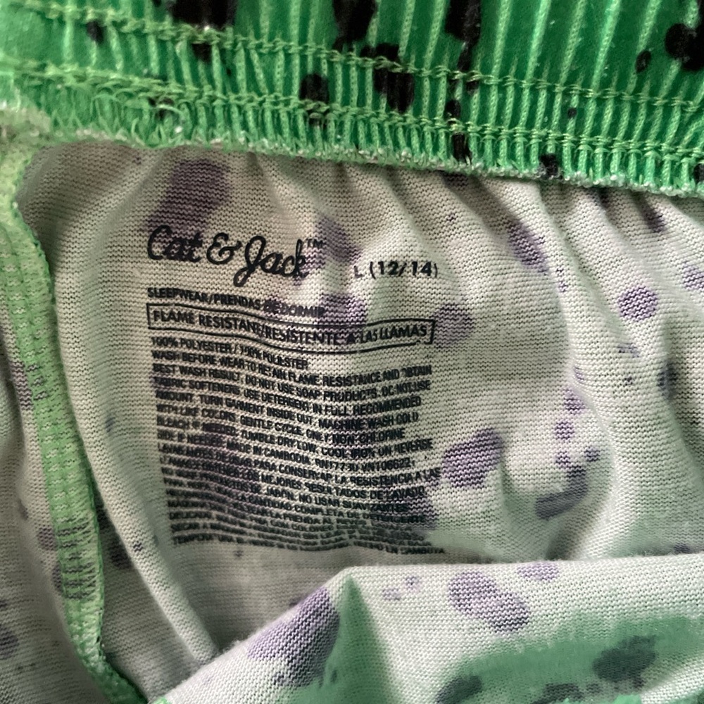 Cat & Jack Orange and Green Pajama Set - Picture 5 of 5